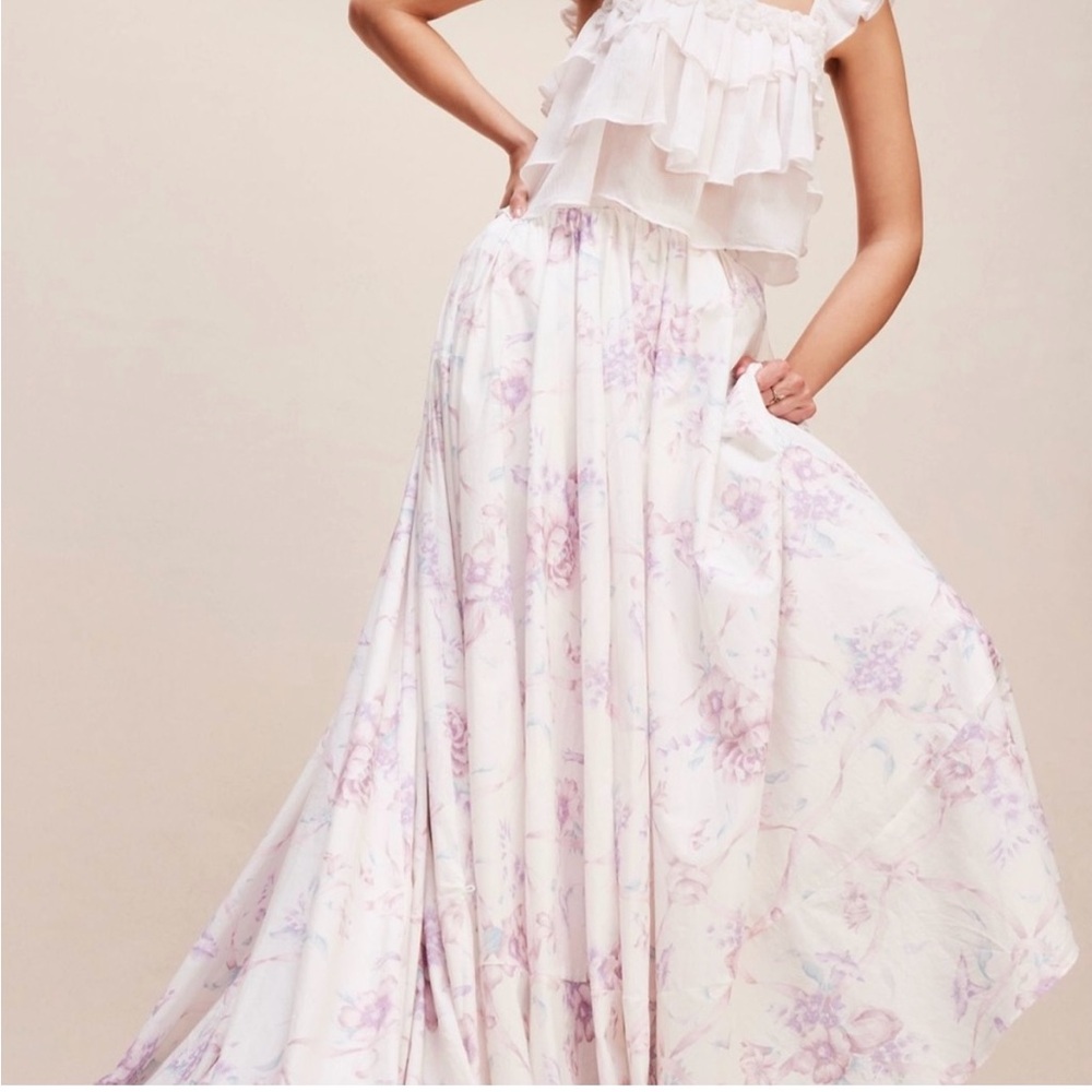 NWT Free People x Selkie The Queen of Angels Skirt.